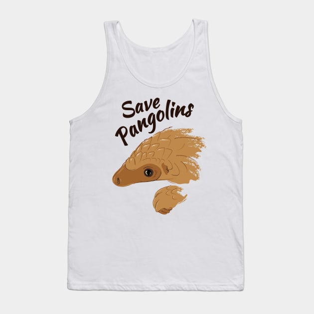 Save Pangolins Tank Top by bangtees